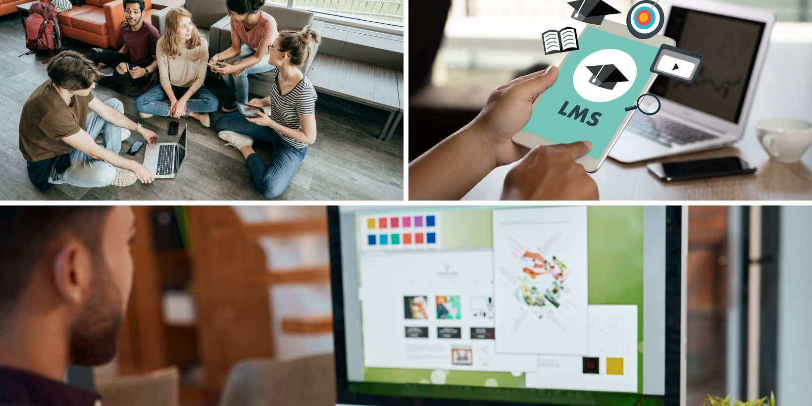 Estrategias de aprendizaje efectivas y habilidades digitales para estudiantes Estudiantes aplicando estrategias de aprendizaje efectivas con tecnología y plataformas digitales