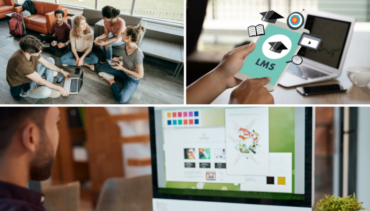 Estudiantes aplicando estrategias de aprendizaje efectivas con tecnología y plataformas digitales